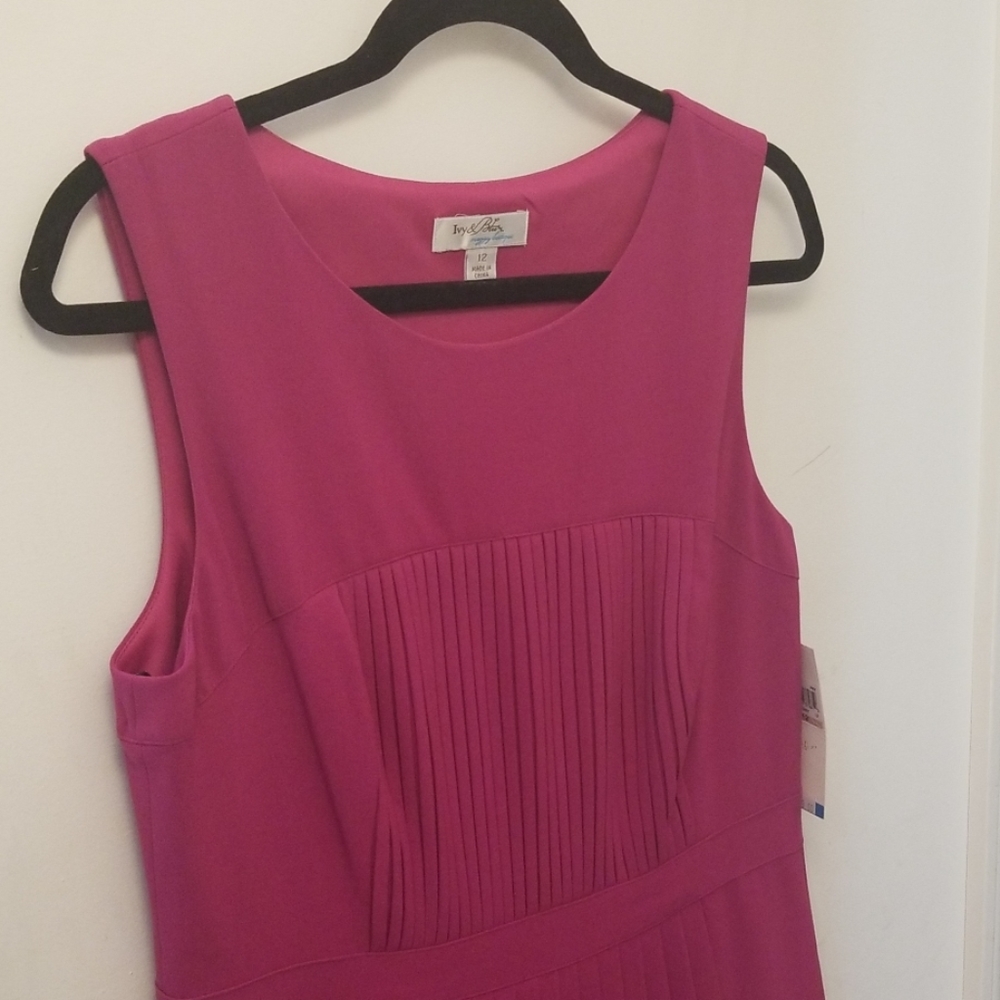 Ivy & Blu Maggy Boutique Magenta Dress 12